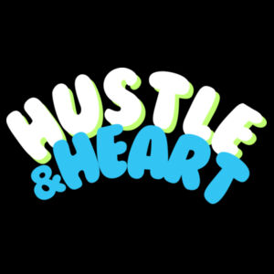 Limited: Hustle & Heart Hoodie BLUE Design